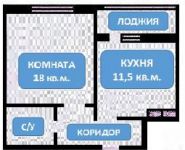 1-комнатная квартира площадью 42.1 кв.м в ЖК "Олимпийский", Стрелковая ул., 6 | цена 3 400 000 руб. | www.metrprice.ru