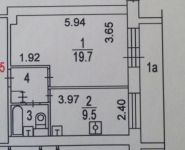 1-комнатная квартира площадью 39 кв.м, Молдагуловой ул., 2К2 | цена 5 500 000 руб. | www.metrprice.ru