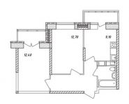 2-комнатная квартира площадью 49 кв.м, Мира ул., 2 | цена 3 982 353 руб. | www.metrprice.ru