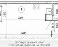 1-комнатная квартира площадью 25.6 кв.м, бульвар Космонавтов, корп.16 | цена 2 395 400 руб. | www.metrprice.ru