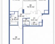 3-комнатная квартира площадью 111.07 кв.м, Кудрявцева, IV | цена 12 028 817 руб. | www.metrprice.ru