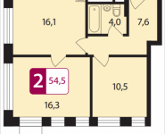2-комнатная квартира площадью 54.5 кв.м в ЖК "PerovSky", Шоссе Энтузиастов, вл. 88, корп.3 | цена 8 801 750 руб. | www.metrprice.ru