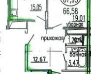 2-комнатная квартира площадью 70 кв.м, Новый бул., 3 | цена 7 900 000 руб. | www.metrprice.ru