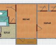 2-комнатная квартира площадью 45 кв.м, Минская ул., 18К1 | цена 6 585 000 руб. | www.metrprice.ru