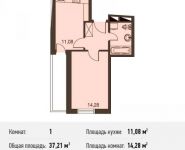 1-комнатная квартира площадью 0 кв.м, Вельяминовская ул. | цена 2 325 625 руб. | www.metrprice.ru