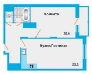 2-комнатная квартира площадью 54.7 кв.м, Речной пр. | цена 3 911 050 руб. | www.metrprice.ru