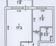 1-комнатная квартира площадью 36 кв.м, Матроса Железняка бул., 21 | цена 5 200 000 руб. | www.metrprice.ru