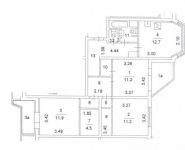 3-комнатная квартира площадью 75 кв.м, Рудневка ул., 12 | цена 12 499 000 руб. | www.metrprice.ru