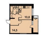 1-комнатная квартира площадью 36.5 кв.м, Осташковское шоссе, 1 | цена 3 463 850 руб. | www.metrprice.ru