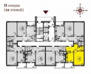 1-комнатная квартира площадью 41 кв.м, Бородинская ул., 7 | цена 3 726 900 руб. | www.metrprice.ru