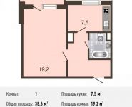 1-комнатная квартира площадью 38 кв.м, Рождественская ул., 29 | цена 4 823 000 руб. | www.metrprice.ru