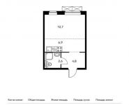 1-комнатная квартира площадью 27 кв.м, жилой комплекс Саларьево Парк, к13/1 | цена 4 168 800 руб. | www.metrprice.ru