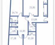 4-комнатная квартира площадью 144.1 кв.м, Кудрявцева, 14 | цена 14 662 175 руб. | www.metrprice.ru