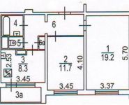 2-комнатная квартира площадью 52 кв.м, Северный бул., 21 | цена 8 500 000 руб. | www.metrprice.ru