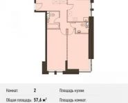 2-комнатная квартира площадью 57.6 кв.м, Головинское ш., 5 | цена 8 236 800 руб. | www.metrprice.ru