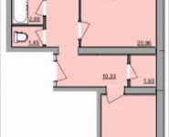 2-комнатная квартира площадью 64.2 кв.м, Колхозная улица, 2 | цена 5 233 115 руб. | www.metrprice.ru