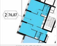 2-комнатная квартира площадью 76.87 кв.м, Шмитовский проезд, 39, корп.2 | цена 13 198 920 руб. | www.metrprice.ru