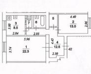 2-комнатная квартира площадью 63 кв.м, Вавилова ул., 6 | цена 16 900 000 руб. | www.metrprice.ru