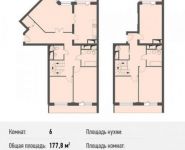6-комнатная квартира площадью 177.8 кв.м, Нагатинский 1-й пр., 11 | цена 31 218 734 руб. | www.metrprice.ru