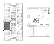 2-комнатная квартира площадью 65 кв.м,  | цена 12 171 320 руб. | www.metrprice.ru