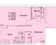 2-комнатная квартира площадью 64 кв.м, Муравская 2-я ул. | цена 6 484 372 руб. | www.metrprice.ru