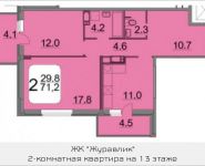 2-комнатная квартира площадью 71.2 кв.м, 9 мая, 12Б | цена 6 768 272 руб. | www.metrprice.ru