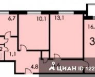 3-комнатная квартира площадью 62.2 кв.м, 4-й мкр, К405 | цена 6 380 000 руб. | www.metrprice.ru