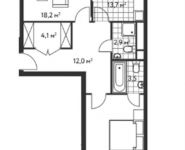 2-комнатная квартира площадью 75.4 кв.м, ул Мишина, д. 14 | цена 21 500 000 руб. | www.metrprice.ru