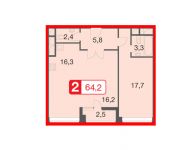 2-комнатная квартира площадью 64 кв.м, Маломосковская ул., 14С1 | цена 9 630 000 руб. | www.metrprice.ru