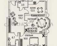 2-комнатная квартира площадью 76.1 кв.м, Старокрымская улица, 13с1 | цена 27 800 000 руб. | www.metrprice.ru