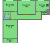 3-комнатная квартира площадью 61 кв.м, Якушкина пр., 6 | цена 8 490 000 руб. | www.metrprice.ru