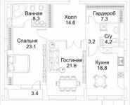 2-комнатная квартира площадью 105 кв.м, Пироговская Малая ул., 8 | цена 80 428 936 руб. | www.metrprice.ru