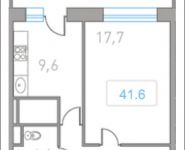 1-комнатная квартира площадью 41 кв.м в ЖК "Центр-2", Автозаводская ул. | цена 3 598 400 руб. | www.metrprice.ru