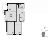 3-комнатная квартира площадью 80.1 кв.м, Радио ул. | цена 8 154 180 руб. | www.metrprice.ru