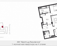 1-комнатная квартира площадью 87.9 кв.м в МФК "Balchug Residence", Садовническая, владение 31, корп.3 | цена 56 787 729 руб. | www.metrprice.ru