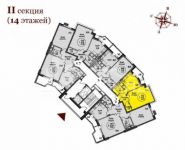 1-комнатная квартира площадью 44 кв.м, Сосновая ул., 2 | цена 3 396 470 руб. | www.metrprice.ru