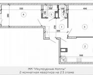 2-комнатная квартира площадью 70.7 кв.м, бульвар Космонавтов, корп.15 | цена 5 259 776 руб. | www.metrprice.ru