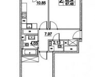 2-комнатная квартира площадью 67 кв.м, Лазоревый пр., 3С5 | цена 13 649 179 руб. | www.metrprice.ru