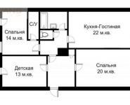 4-комнатная квартира площадью 92 кв.м, улица Крымский Вал, 4 | цена 43 000 000 руб. | www.metrprice.ru