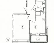 1-комнатная квартира площадью 37.1 кв.м, бульвар Космонавтов, 7 | цена 3 867 237 руб. | www.metrprice.ru