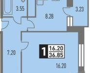 1-комнатная квартира площадью 37 кв.м, Кольцевая ул. | цена 3 000 000 руб. | www.metrprice.ru