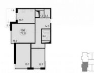 3-комнатная квартира площадью 79.8 кв.м, Радио ул. | цена 7 972 020 руб. | www.metrprice.ru