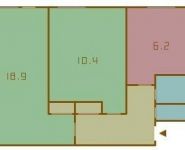 2-комнатная квартира площадью 46 кв.м, Чертановская ул., 53К1 | цена 5 400 000 руб. | www.metrprice.ru