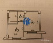 1-комнатная квартира площадью 39.4 кв.м, Парковая ул., 9 | цена 3 800 000 руб. | www.metrprice.ru