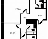 3-комнатная квартира площадью 88.9 кв.м, Новоалексеевская, 16с7 | цена 22 458 370 руб. | www.metrprice.ru