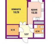 1-комнатная квартира площадью 44 кв.м, Октябрьский пр., 10 | цена 5 300 000 руб. | www.metrprice.ru