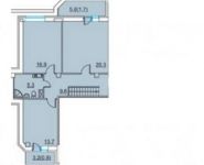 3-комнатная квартира площадью 102.1 кв.м, Бондарева ул., 3 | цена 8 100 000 руб. | www.metrprice.ru