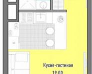 1-комнатная квартира площадью 27.3 кв.м, 1-я Ямская улица, 8 | цена 6 470 000 руб. | www.metrprice.ru