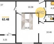 2-комнатная квартира площадью 62 кв.м, проспект Будённого, 51А | цена 9 351 000 руб. | www.metrprice.ru