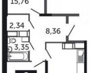2-комнатная квартира площадью 60.7 кв.м, Северное ш., 4 | цена 3 405 270 руб. | www.metrprice.ru